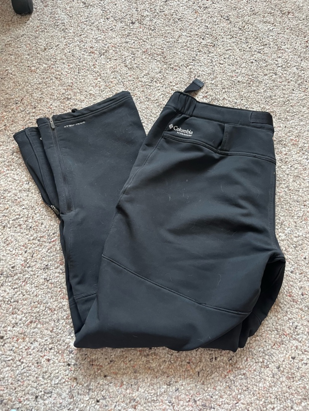 Columbia Men's Black Performance Softshell Joggers